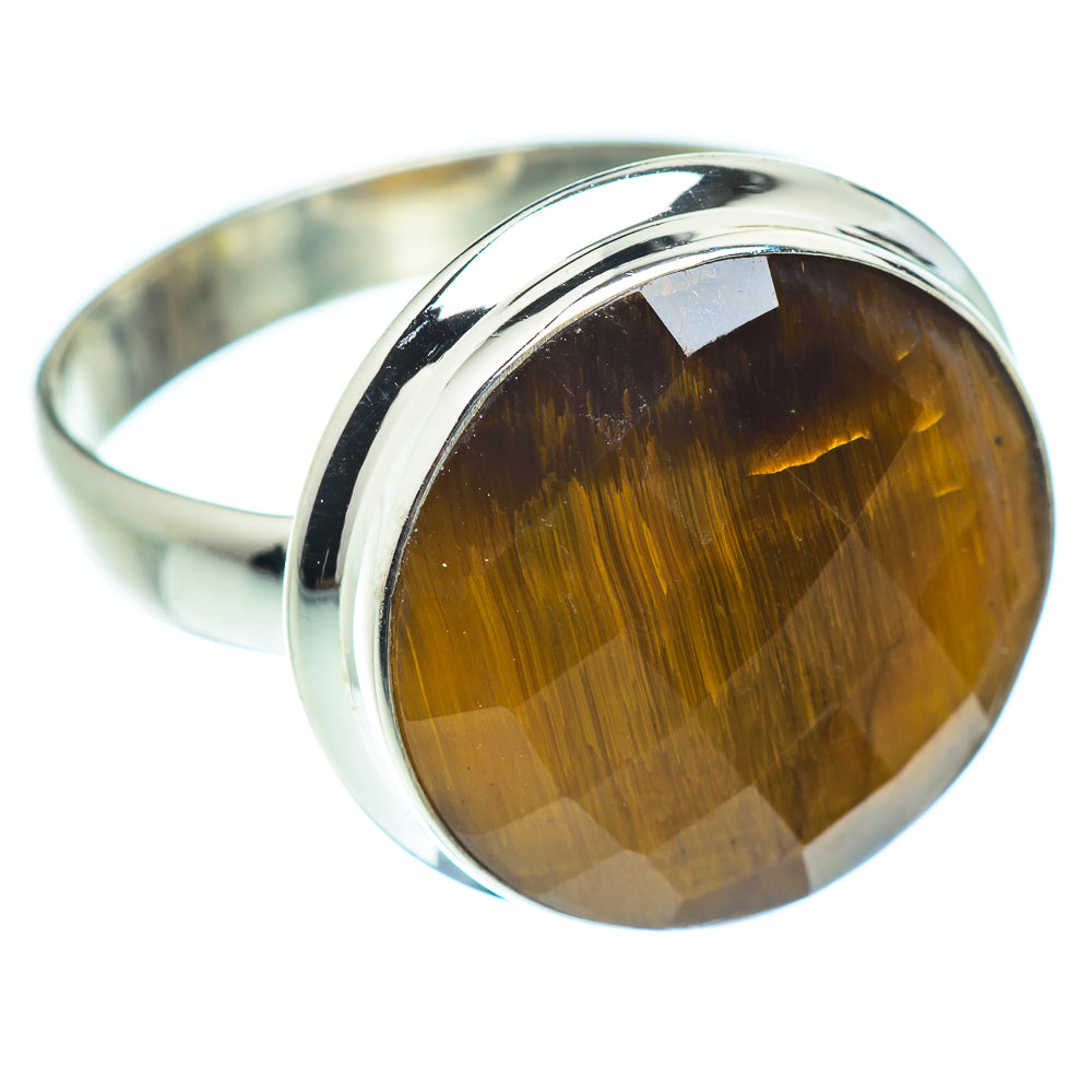 Tiger Eye Rings handcrafted by Ana Silver Co - RING52220