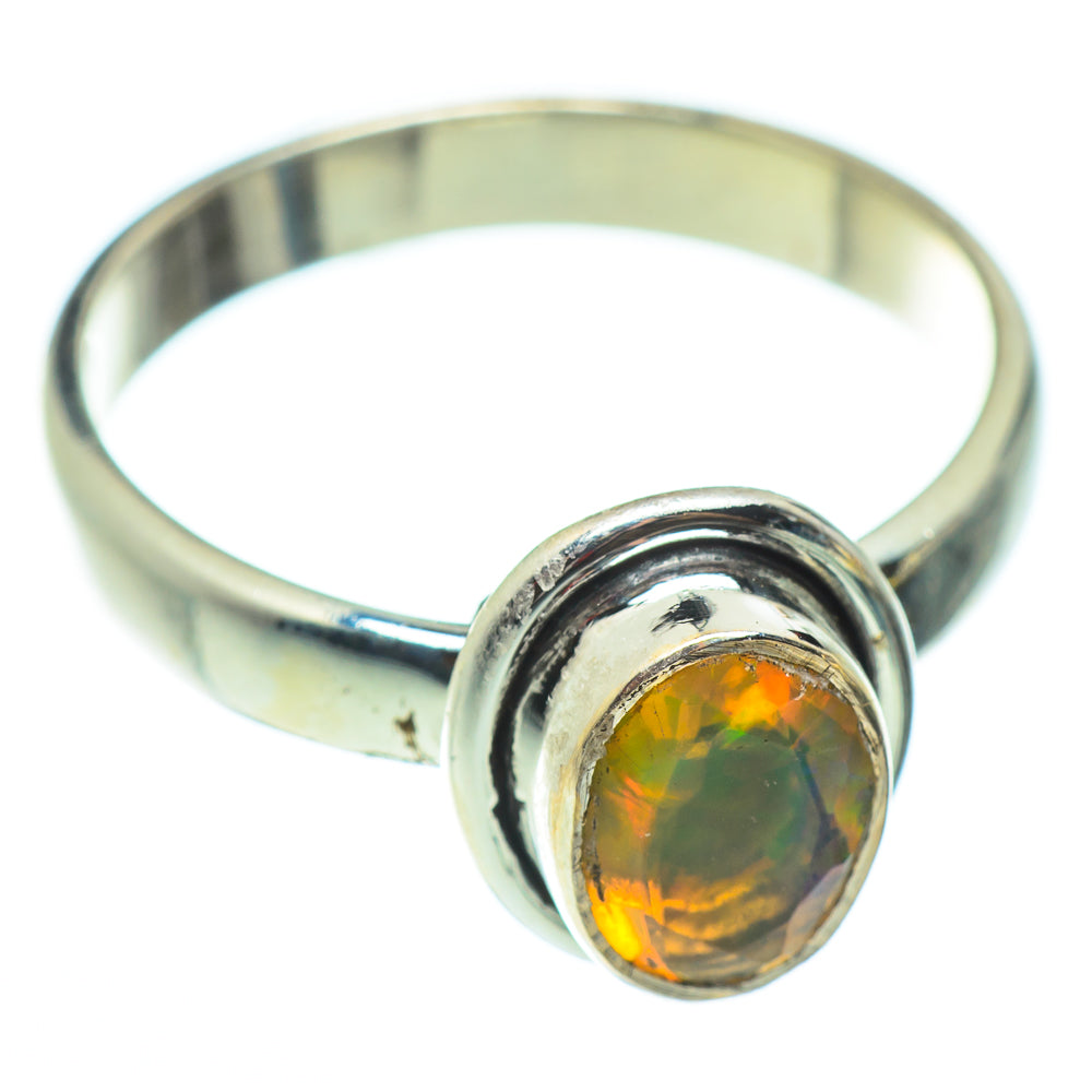 Ethiopian Opal Rings handcrafted by Ana Silver Co - RING52236