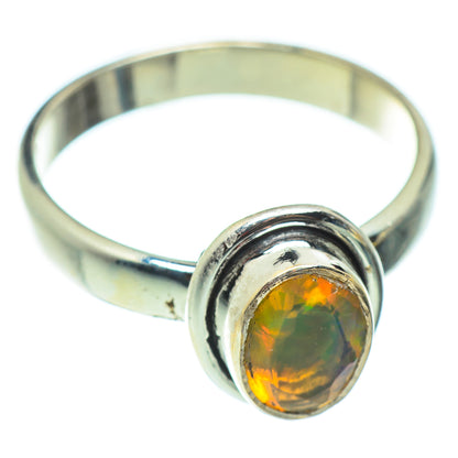 Ethiopian Opal Rings handcrafted by Ana Silver Co - RING52236
