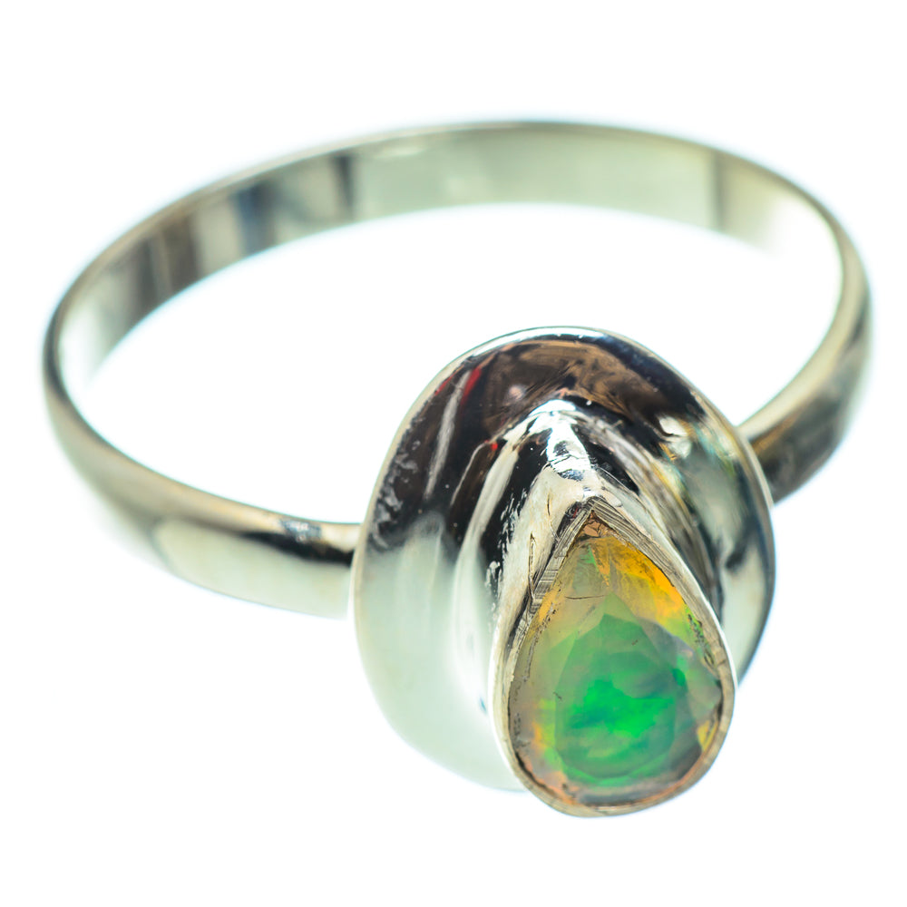 Ethiopian Opal Rings handcrafted by Ana Silver Co - RING52237