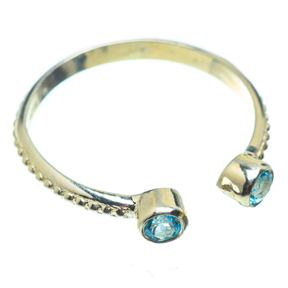 Blue Topaz Rings handcrafted by Ana Silver Co - RING52242