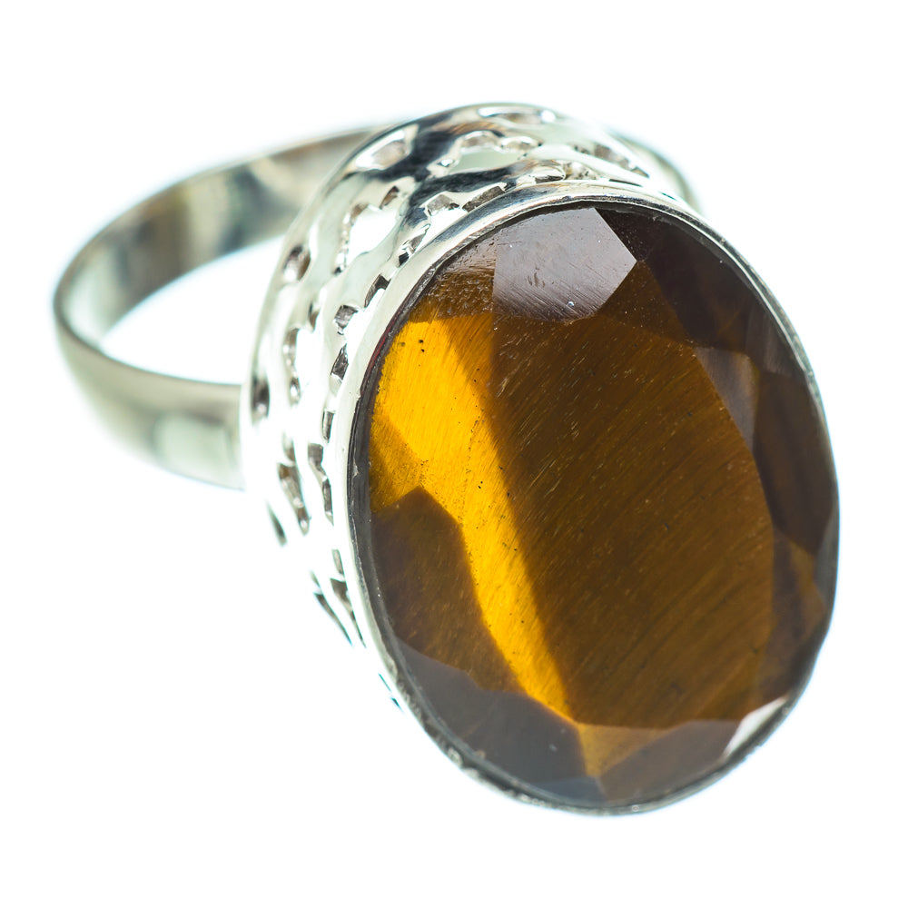 Tiger Eye Rings handcrafted by Ana Silver Co - RING52250