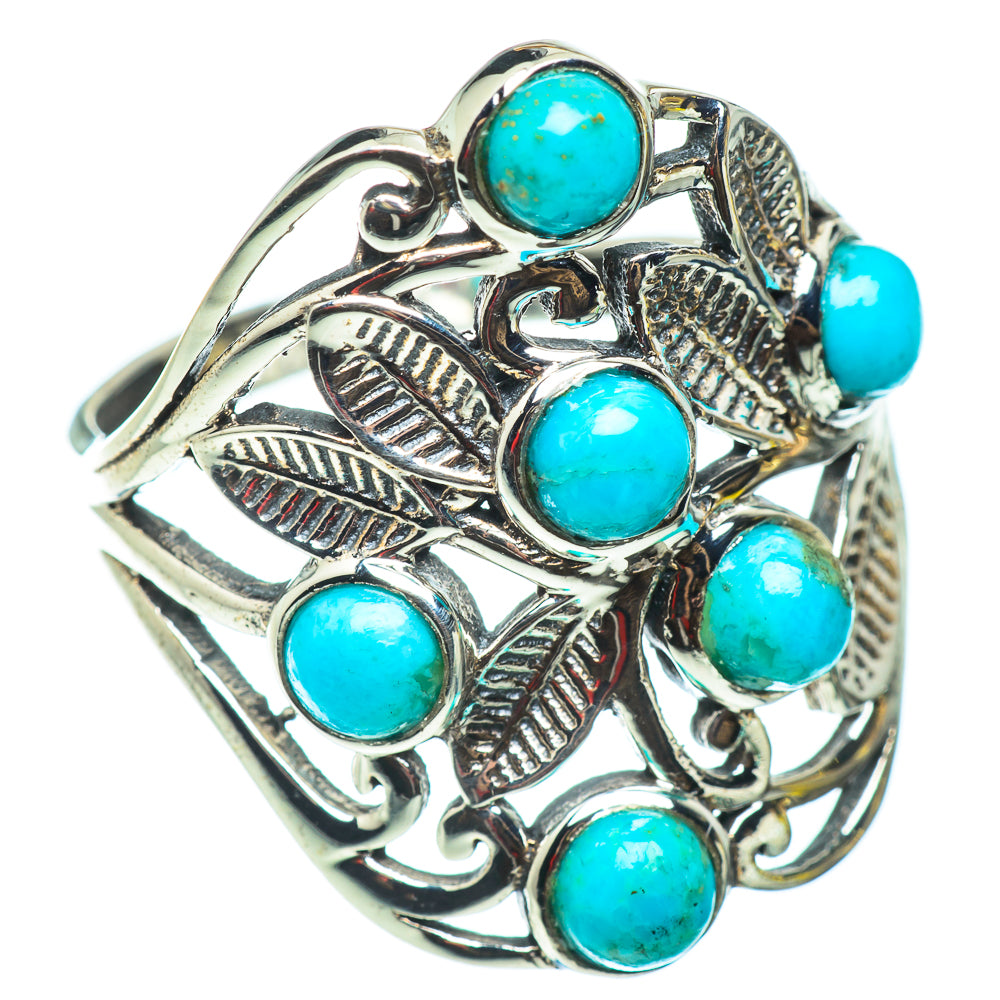 Tibetan Turquoise Rings handcrafted by Ana Silver Co - RING52271