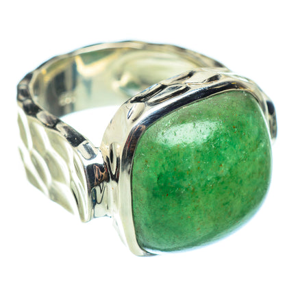 Green Aventurine Rings handcrafted by Ana Silver Co - RING52277