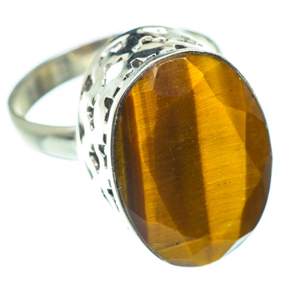 Tiger Eye Rings handcrafted by Ana Silver Co - RING52305