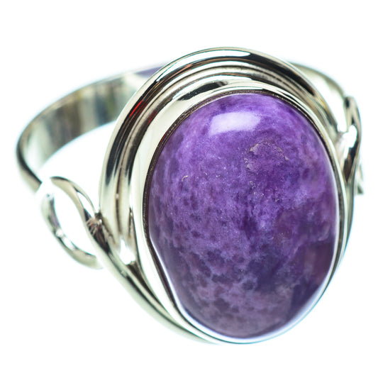 Charoite Rings handcrafted by Ana Silver Co - RING52310