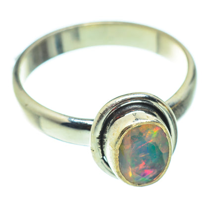 Ethiopian Opal Rings handcrafted by Ana Silver Co - RING52317
