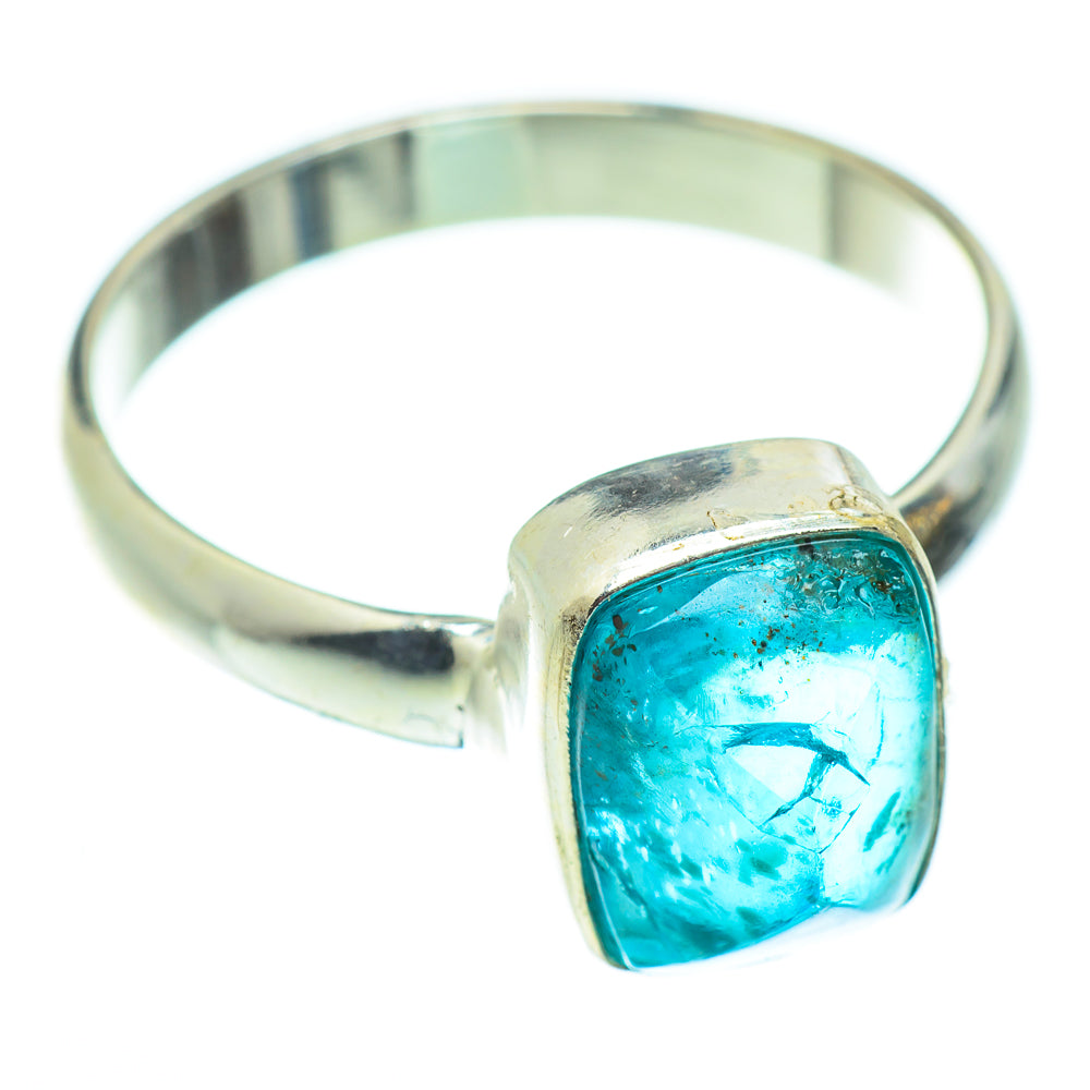 Blue Fluorite Rings handcrafted by Ana Silver Co - RING52320