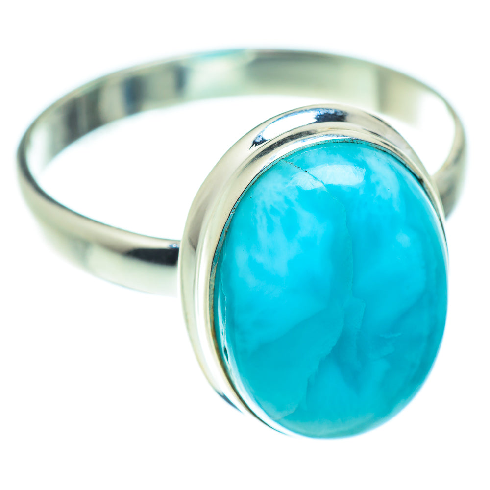 Larimar Rings handcrafted by Ana Silver Co - RING52322
