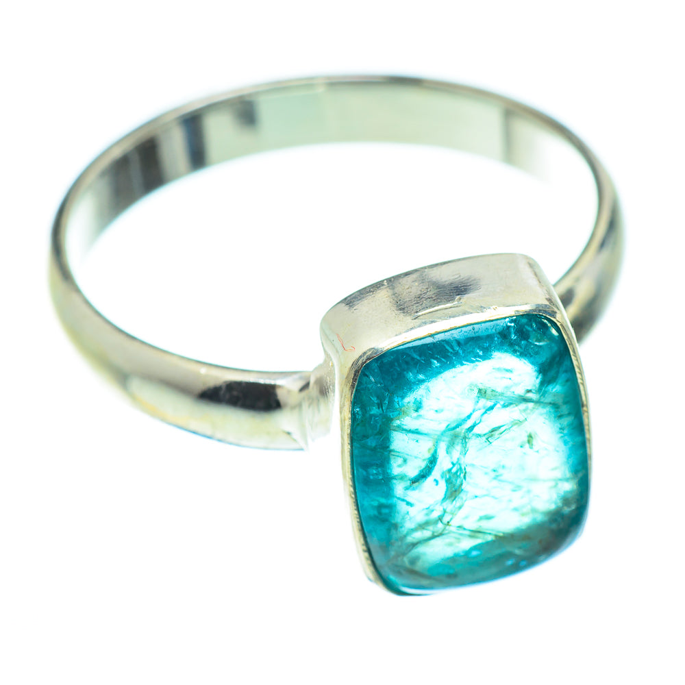 Blue Fluorite Rings handcrafted by Ana Silver Co - RING52357