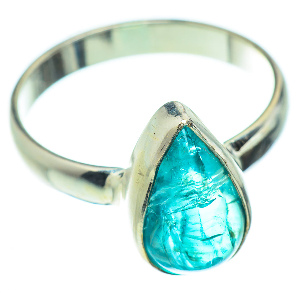 Blue Fluorite Rings handcrafted by Ana Silver Co - RING52361