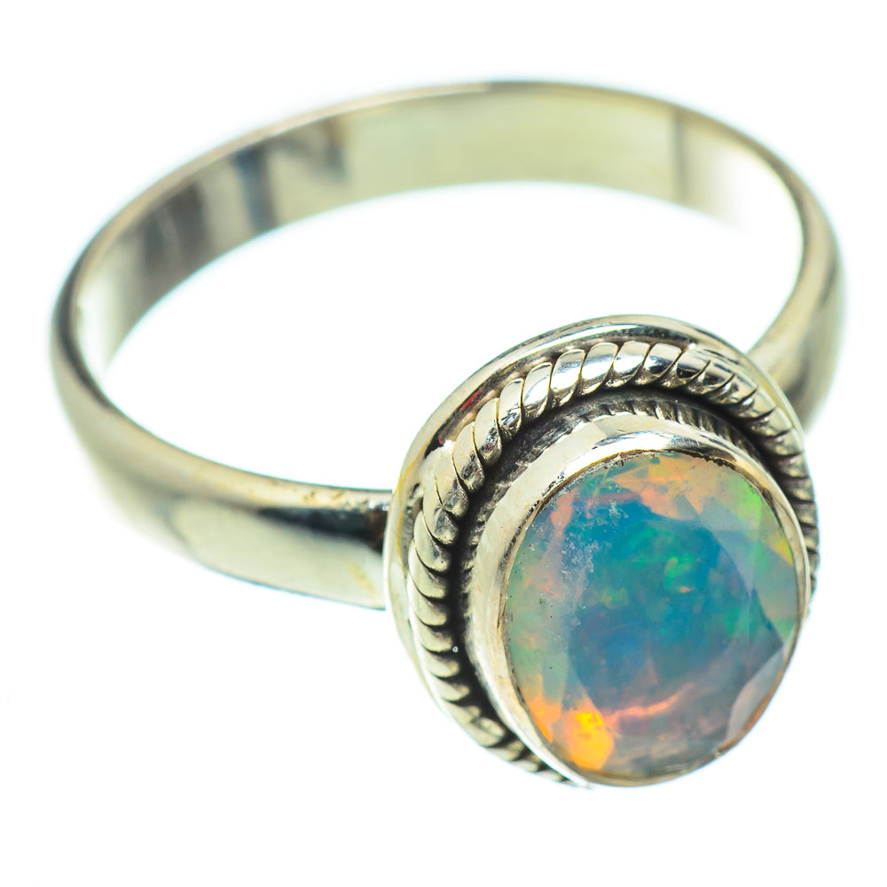 Ethiopian Opal Rings handcrafted by Ana Silver Co - RING52370