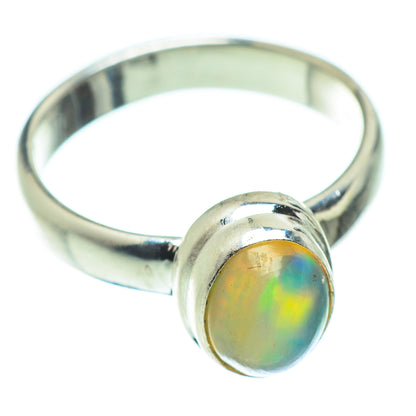 Ethiopian Opal Rings handcrafted by Ana Silver Co - RING52371