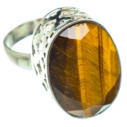 Tiger Eye Rings handcrafted by Ana Silver Co - RING52382