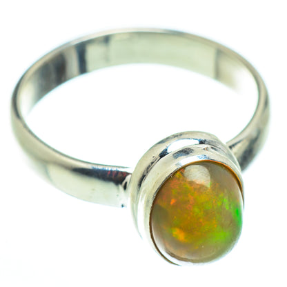 Ethiopian Opal Rings handcrafted by Ana Silver Co - RING52403