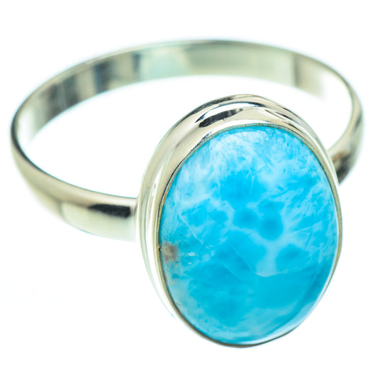 Larimar Rings handcrafted by Ana Silver Co - RING52404