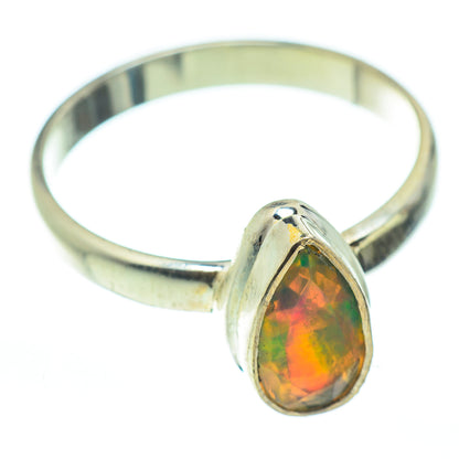 Ethiopian Opal Rings handcrafted by Ana Silver Co - RING52417