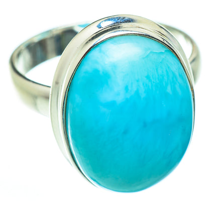 Larimar Rings handcrafted by Ana Silver Co - RING52469