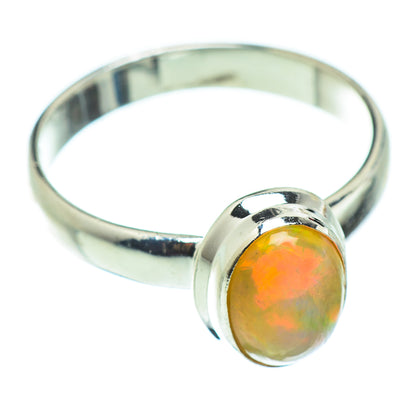 Ethiopian Opal Rings handcrafted by Ana Silver Co - RING52514