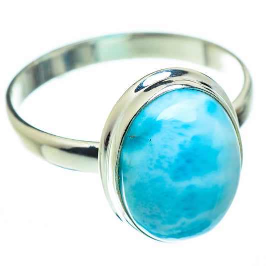Larimar Rings handcrafted by Ana Silver Co - RING52520
