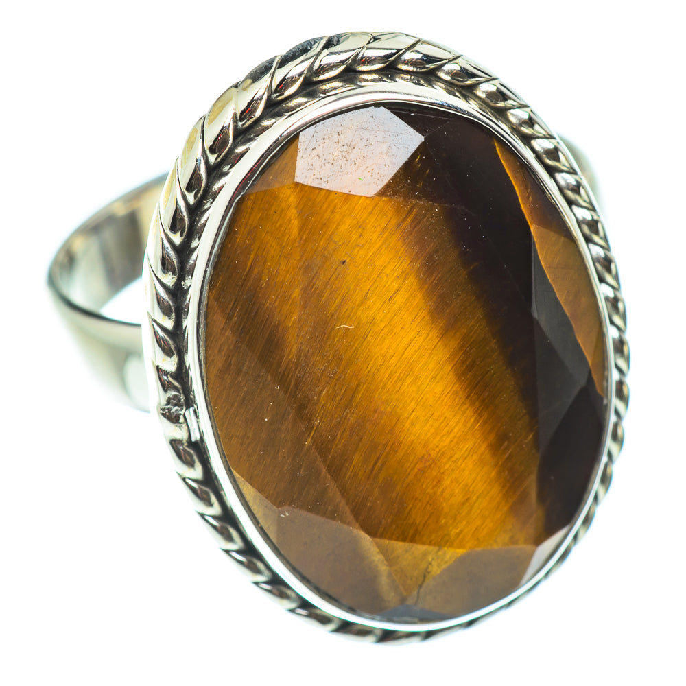 Tiger Eye Rings handcrafted by Ana Silver Co - RING52527