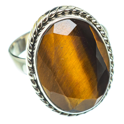 Tiger Eye Rings handcrafted by Ana Silver Co - RING52527