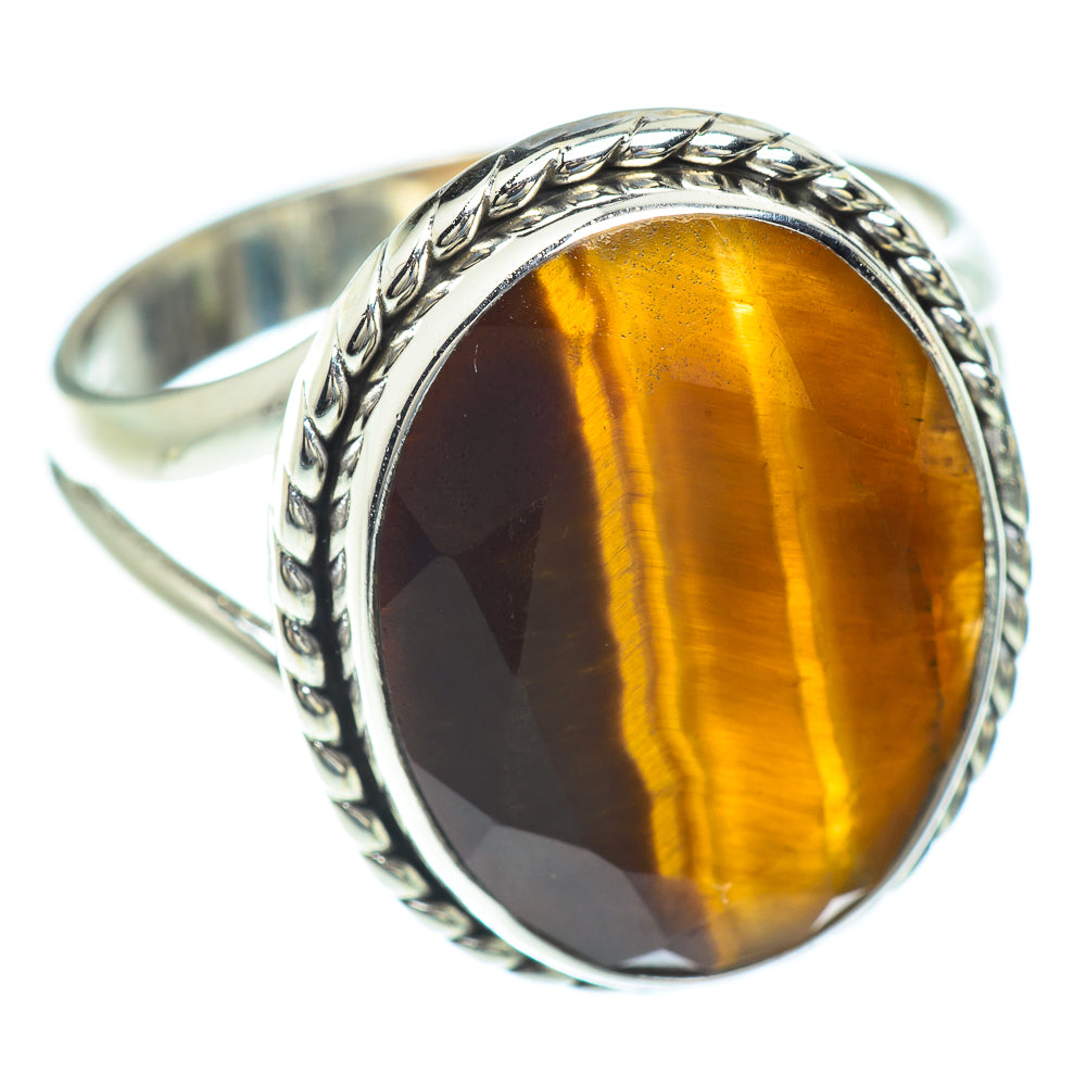 Tiger Eye Rings handcrafted by Ana Silver Co - RING52590