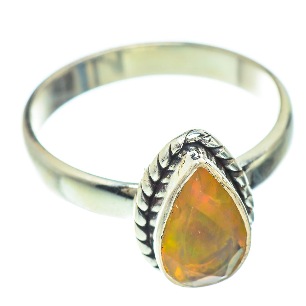 Ethiopian Opal Rings handcrafted by Ana Silver Co - RING52602