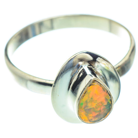 Ethiopian Opal Rings handcrafted by Ana Silver Co - RING52605