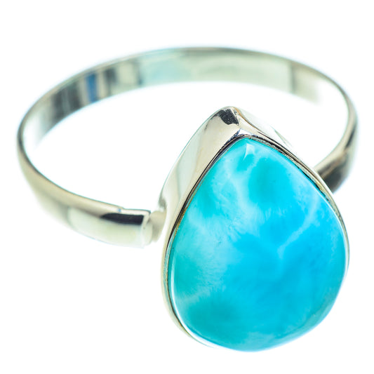 Larimar Rings handcrafted by Ana Silver Co - RING52606