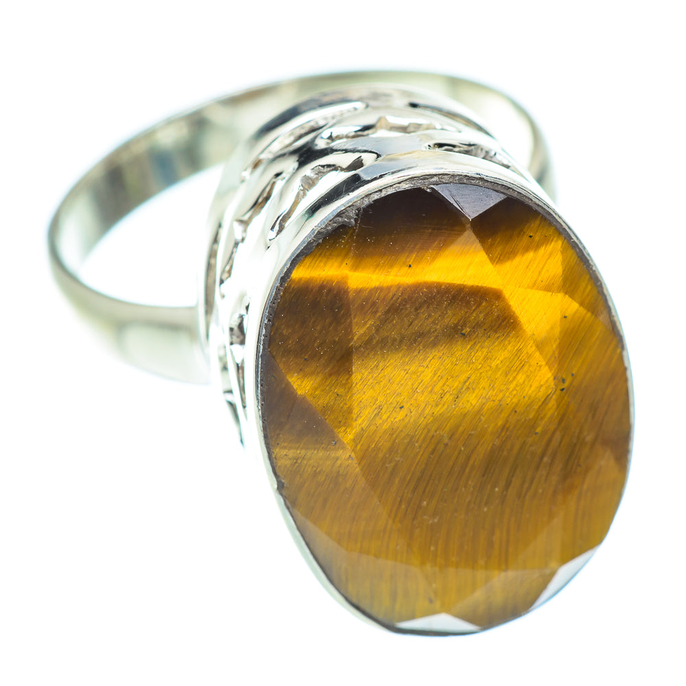 Tiger Eye Rings handcrafted by Ana Silver Co - RING52616