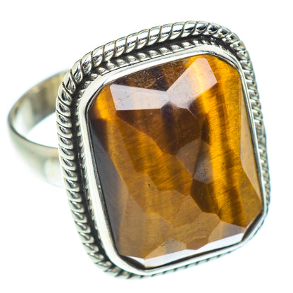 Tiger Eye Rings handcrafted by Ana Silver Co - RING52617