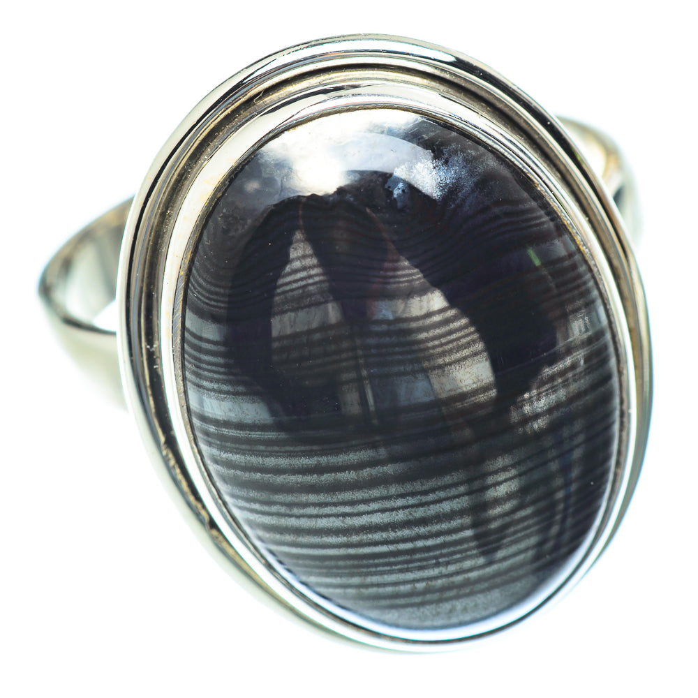 Psilomelane Rings handcrafted by Ana Silver Co - RING52624