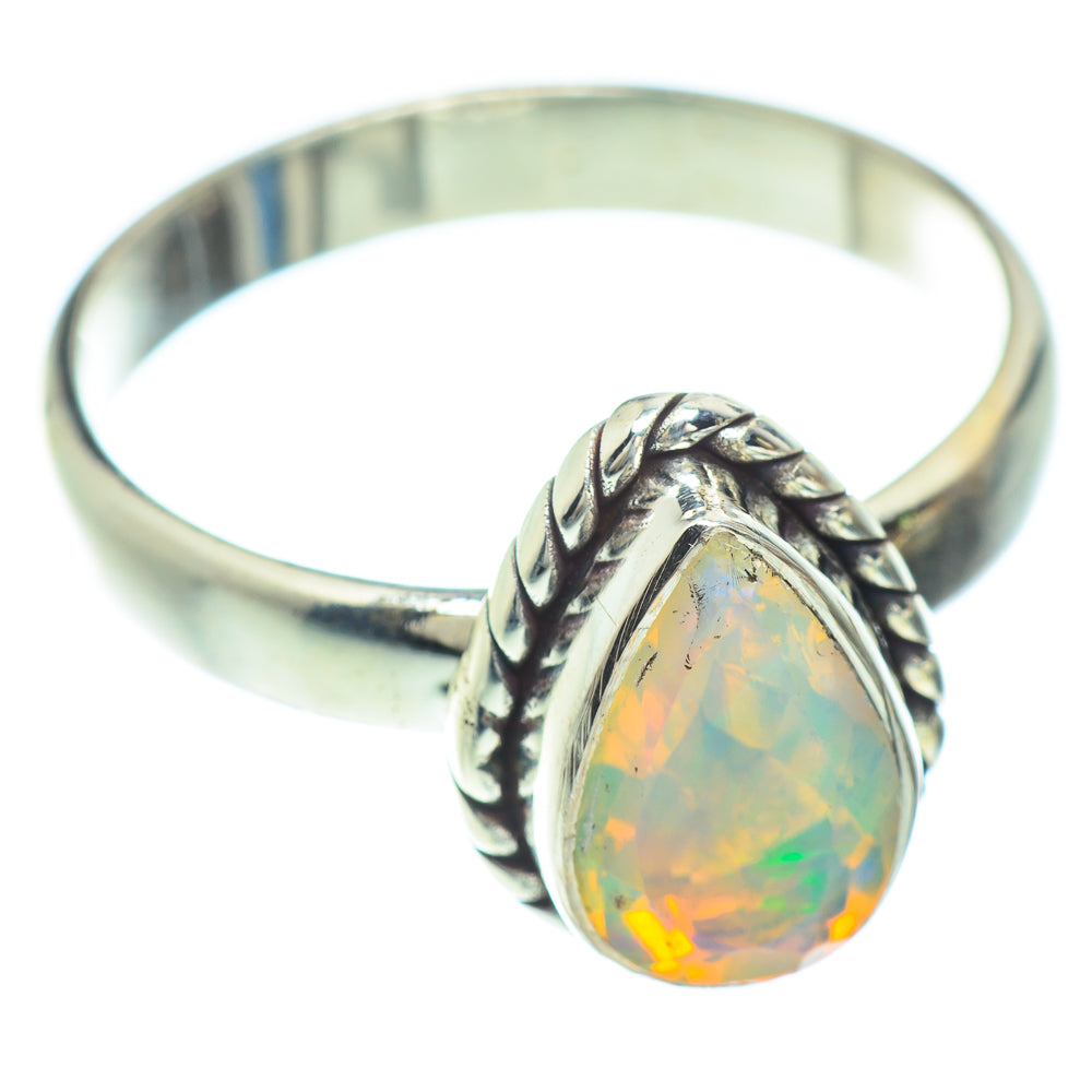 Ethiopian Opal Rings handcrafted by Ana Silver Co - RING52626