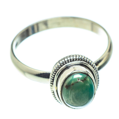 Tibetan Turquoise Rings handcrafted by Ana Silver Co - RING52639