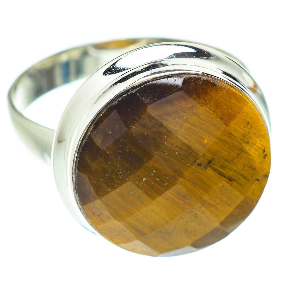 Tiger Eye Rings handcrafted by Ana Silver Co - RING52640