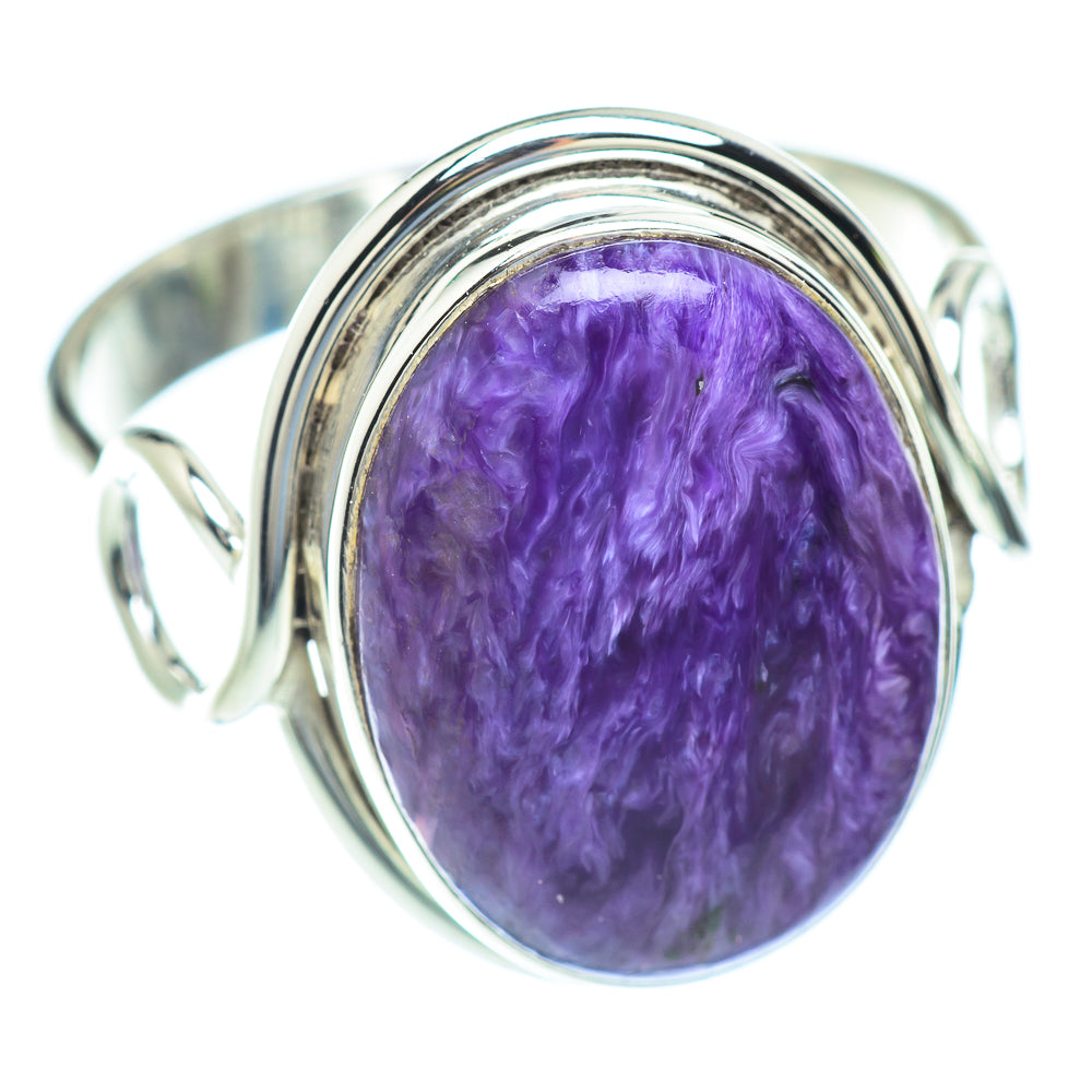 Charoite Rings handcrafted by Ana Silver Co - RING52646
