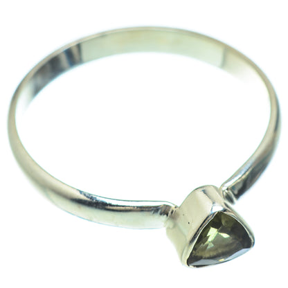 Czech Moldavite Rings handcrafted by Ana Silver Co - RING52662