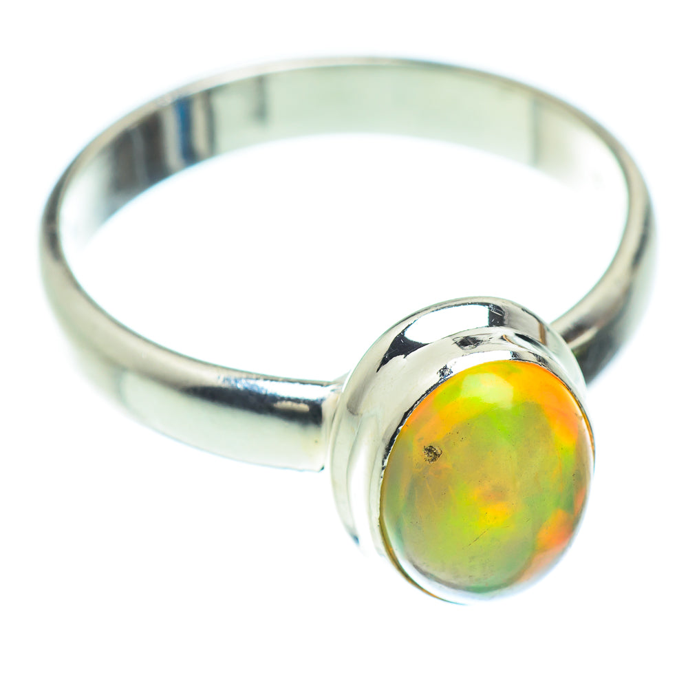 Ethiopian Opal Rings handcrafted by Ana Silver Co - RING52671
