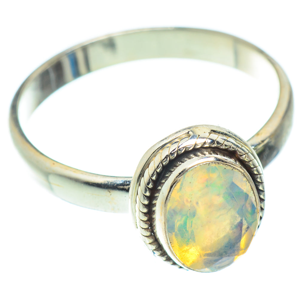 Ethiopian Opal Rings handcrafted by Ana Silver Co - RING52697