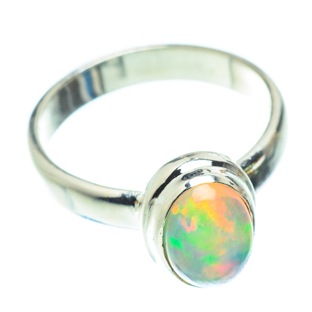 Ethiopian Opal Rings handcrafted by Ana Silver Co - RING52698