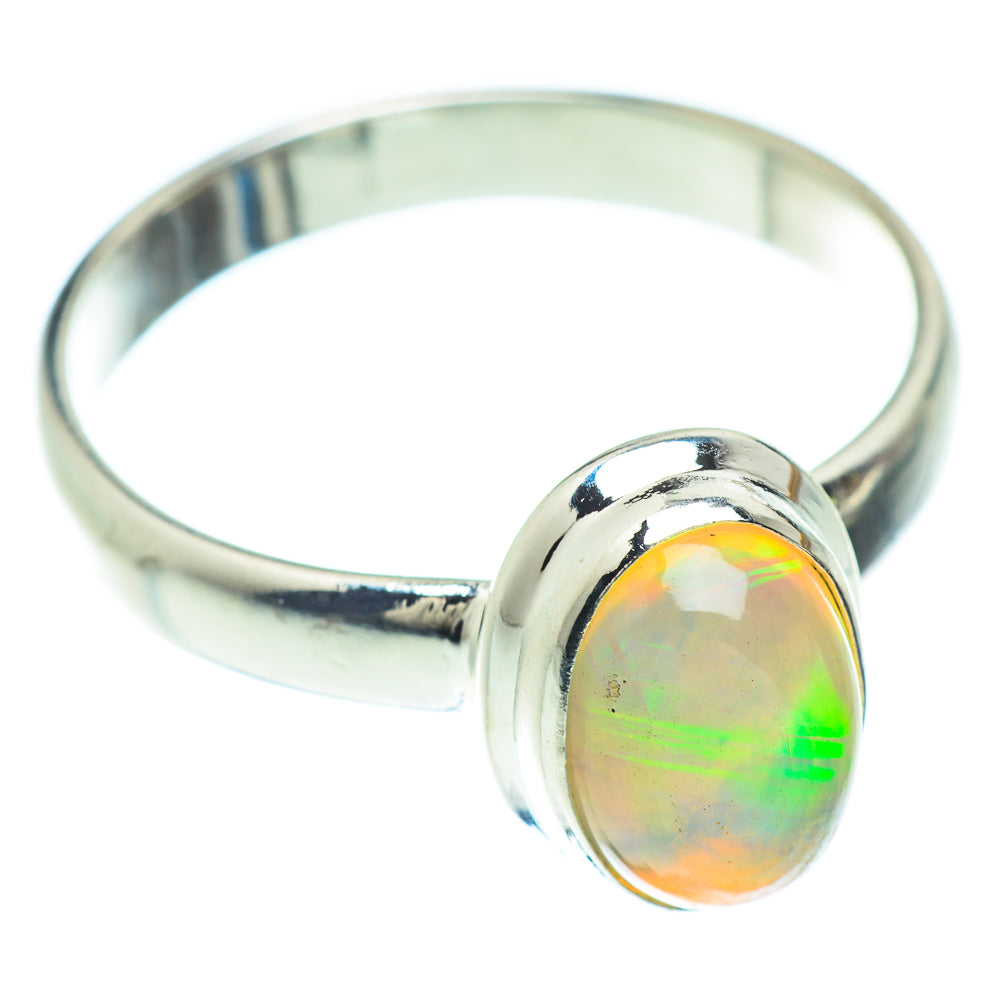 Ethiopian Opal Rings handcrafted by Ana Silver Co - RING52734
