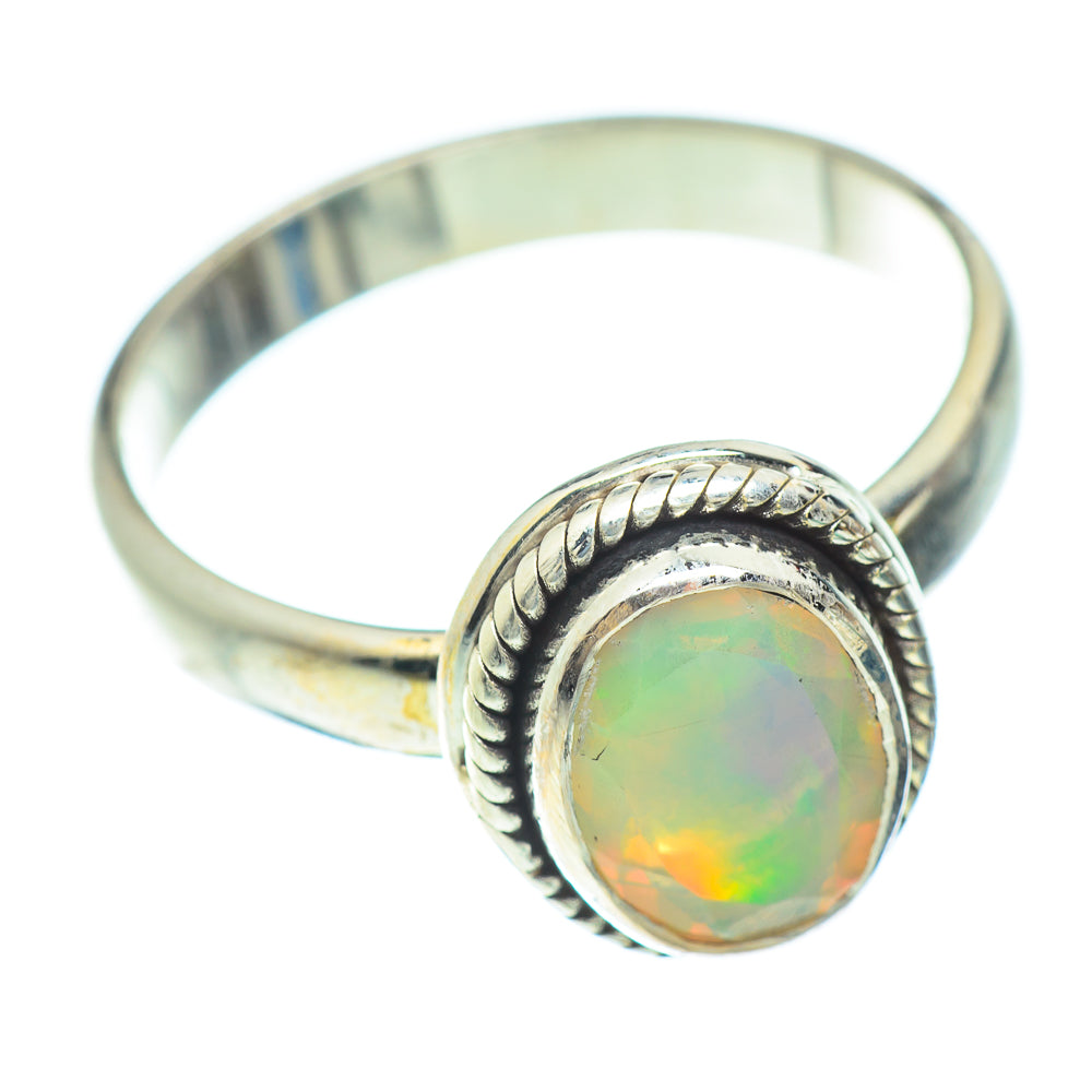 Ethiopian Opal Rings handcrafted by Ana Silver Co - RING52737