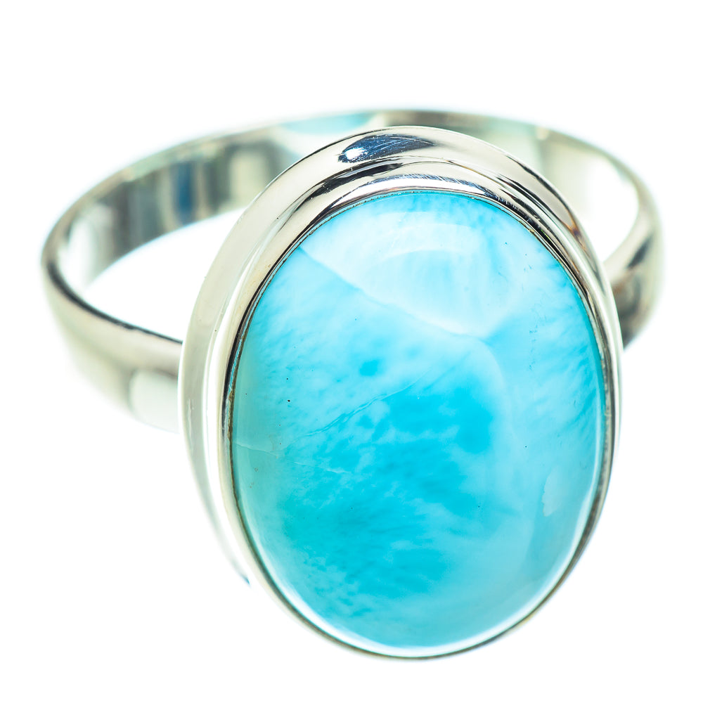 Larimar Rings handcrafted by Ana Silver Co - RING52740