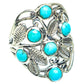 Tibetan Turquoise Rings handcrafted by Ana Silver Co - RING52772