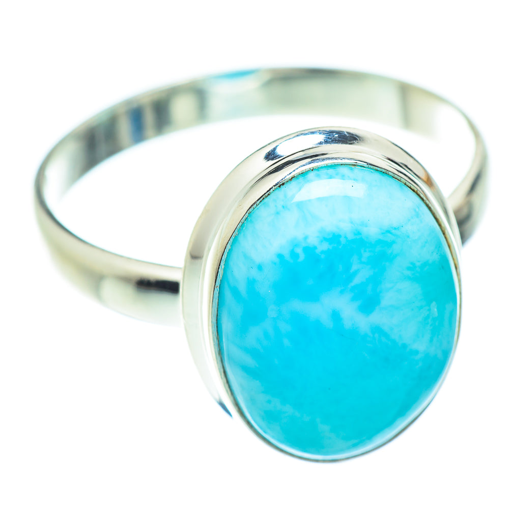 Larimar Rings handcrafted by Ana Silver Co - RING52793