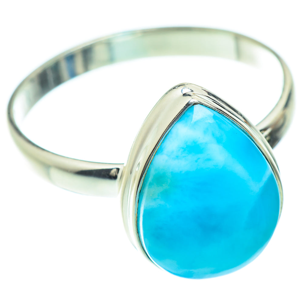 Larimar Rings handcrafted by Ana Silver Co - RING52821
