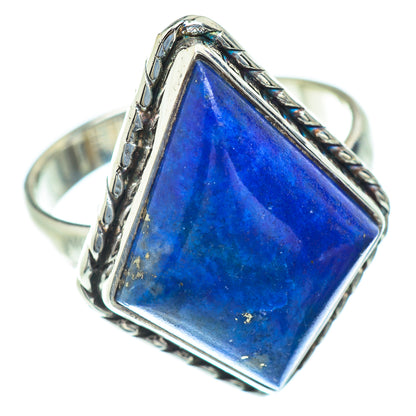Lapis Lazuli Rings handcrafted by Ana Silver Co - RING52823