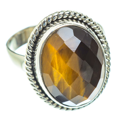 Tiger Eye Rings handcrafted by Ana Silver Co - RING52827