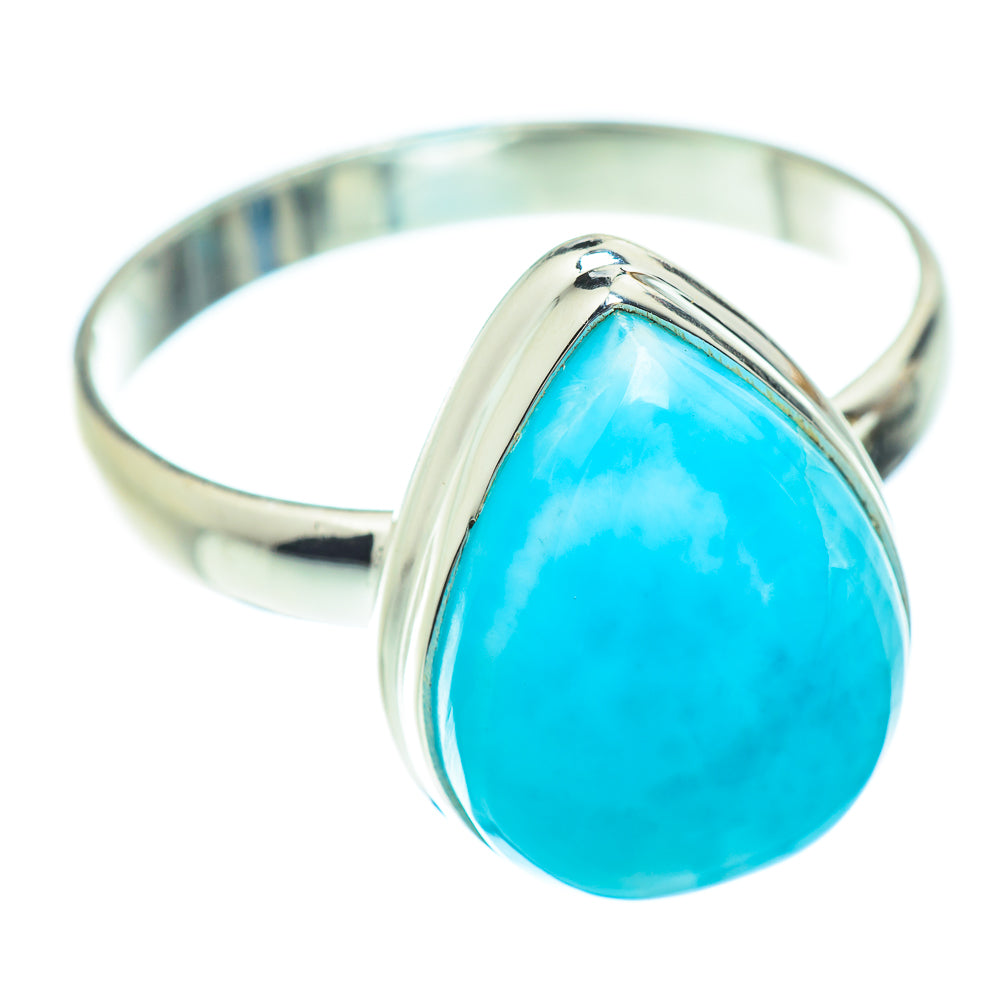 Larimar Rings handcrafted by Ana Silver Co - RING52836